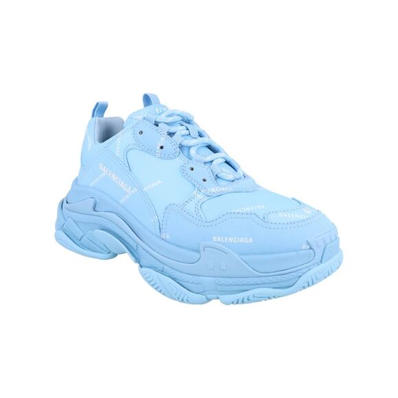 Balenciaga Triple S Allover Logo Sneaker Multi Mens - Picture 2 of 6